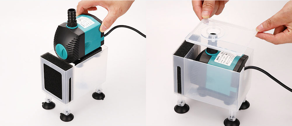 透明外殼，隨時掌握馬達狀態，提升養魚安全與便利