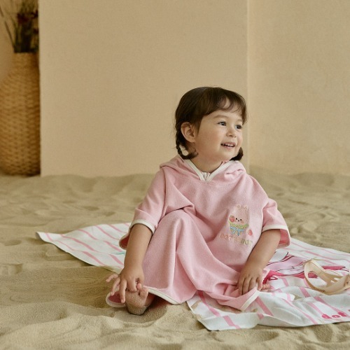 25S/S DTD夏日冰淇淋人物系列-多用途披風浴袍