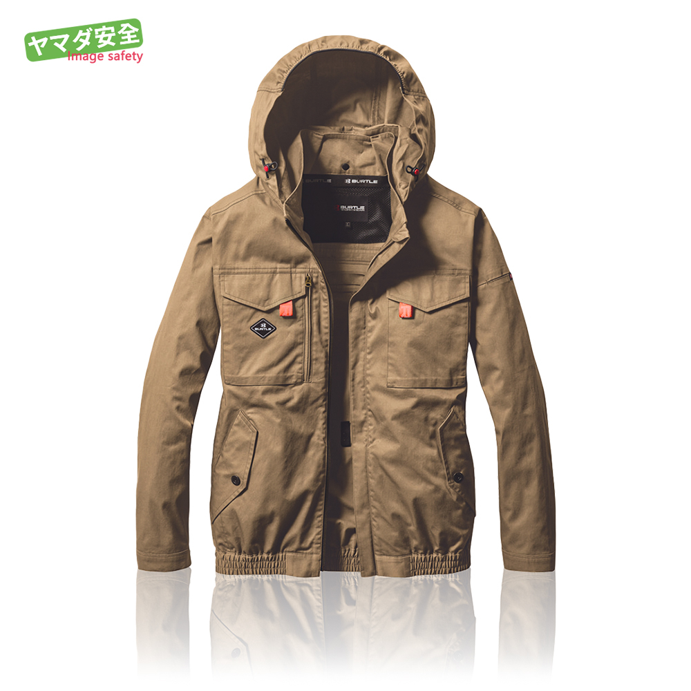 AC2041-23 含帽長袖外套 卡其