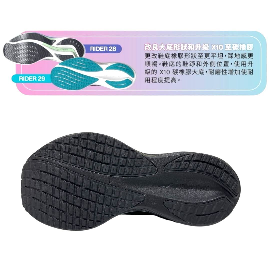 MIZUNO WAVE RIDER 29 2E 男裝 闊鞋頭 跑鞋 1110