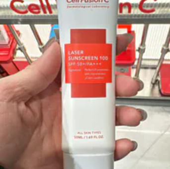 [S] BEAUTY CELL FUSION LASER SUNSCREEN 100 SPF 50 + / PA BUY 2 FREE 1, 8809086205604 (SBU547)