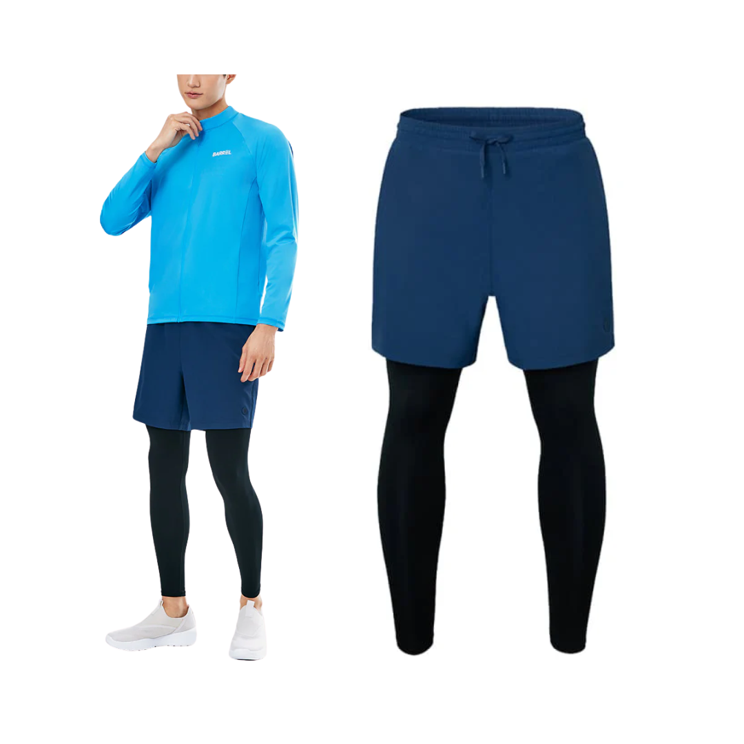 ▲BARREL 基礎男款兩件式防曬長褲 海軍藍NAVY