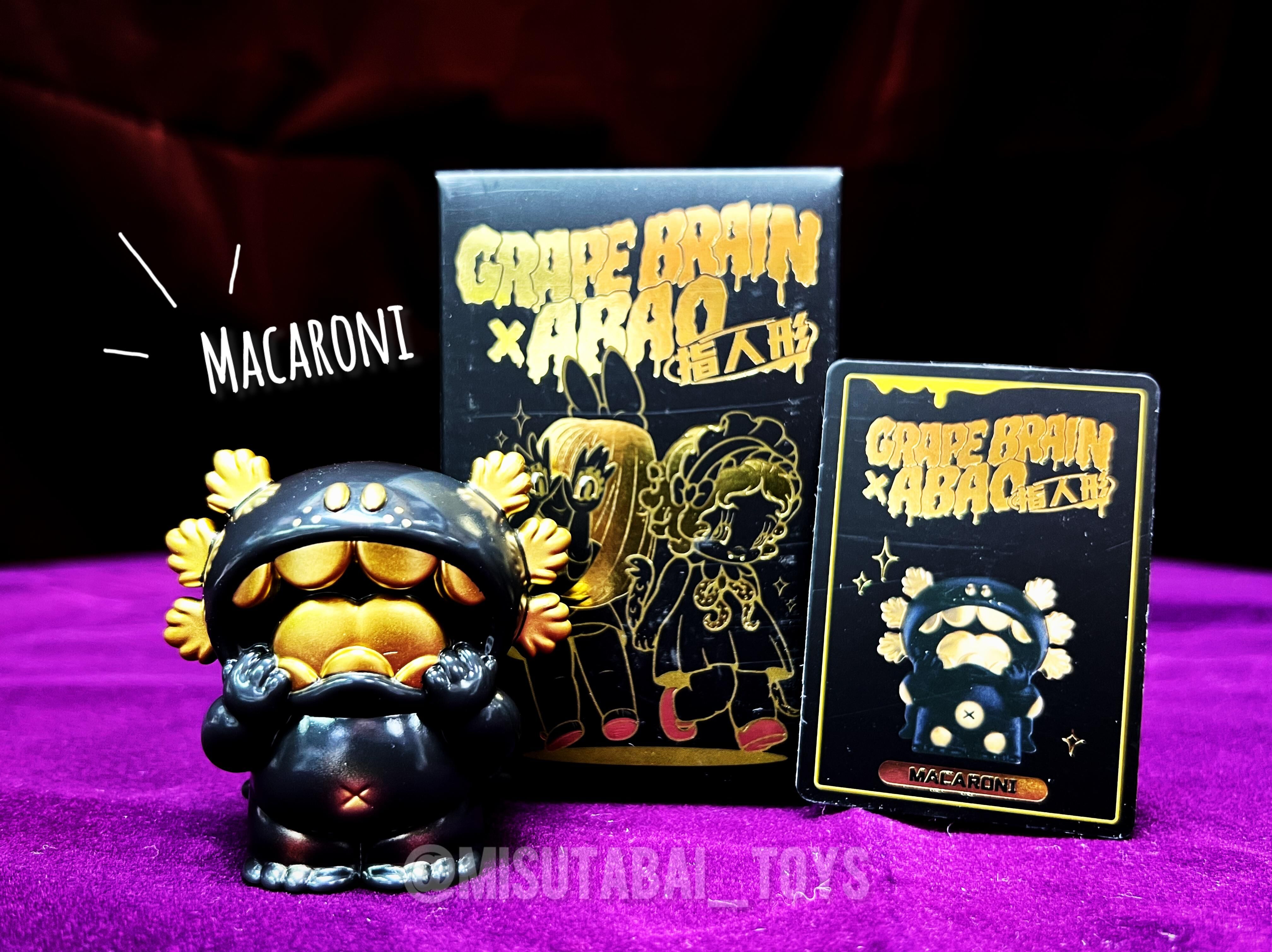 Grapebrian x Abao Series Black and Gold Character Finger Toy Blind box ( EyeBoxToy )