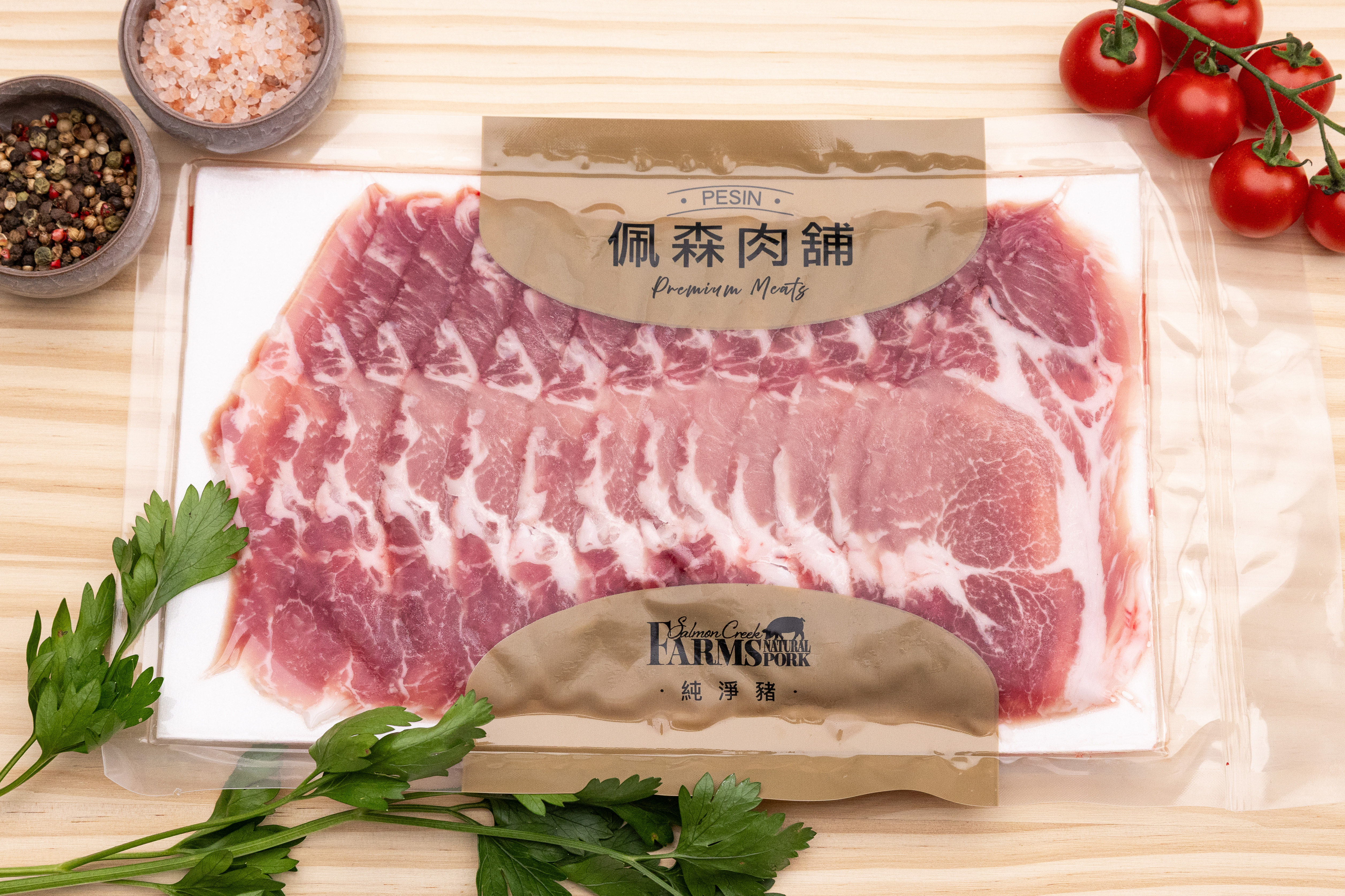 純淨豬梅花火鍋肉片