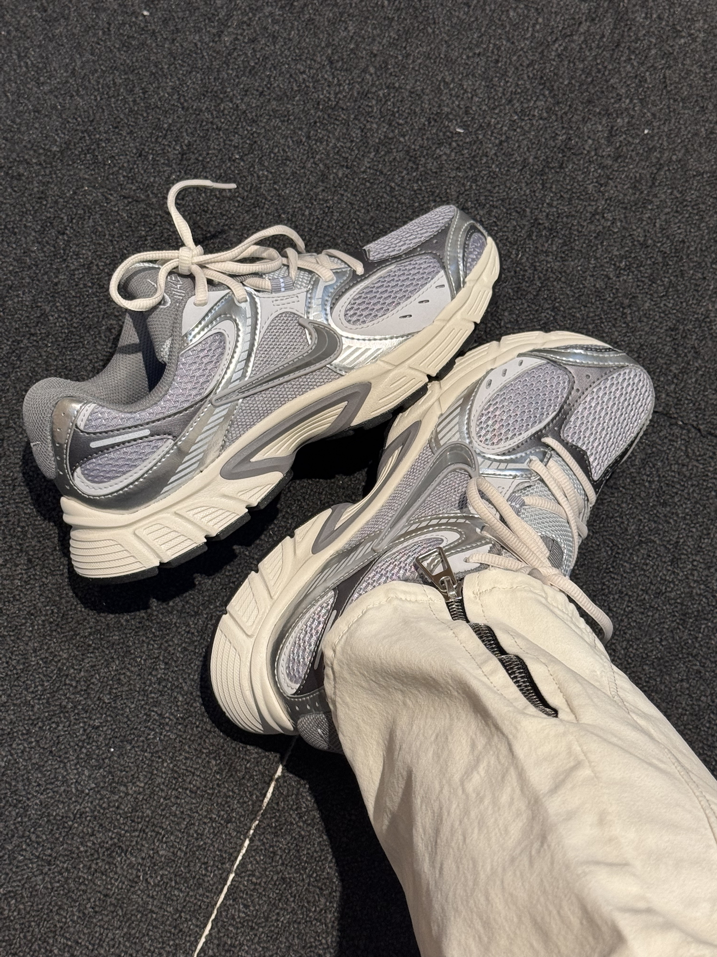 Nike V5 RNR 銀灰色 灰色 Y2K 奶油底 復古 慢跑鞋 老爹鞋 HJ5228-003/預購