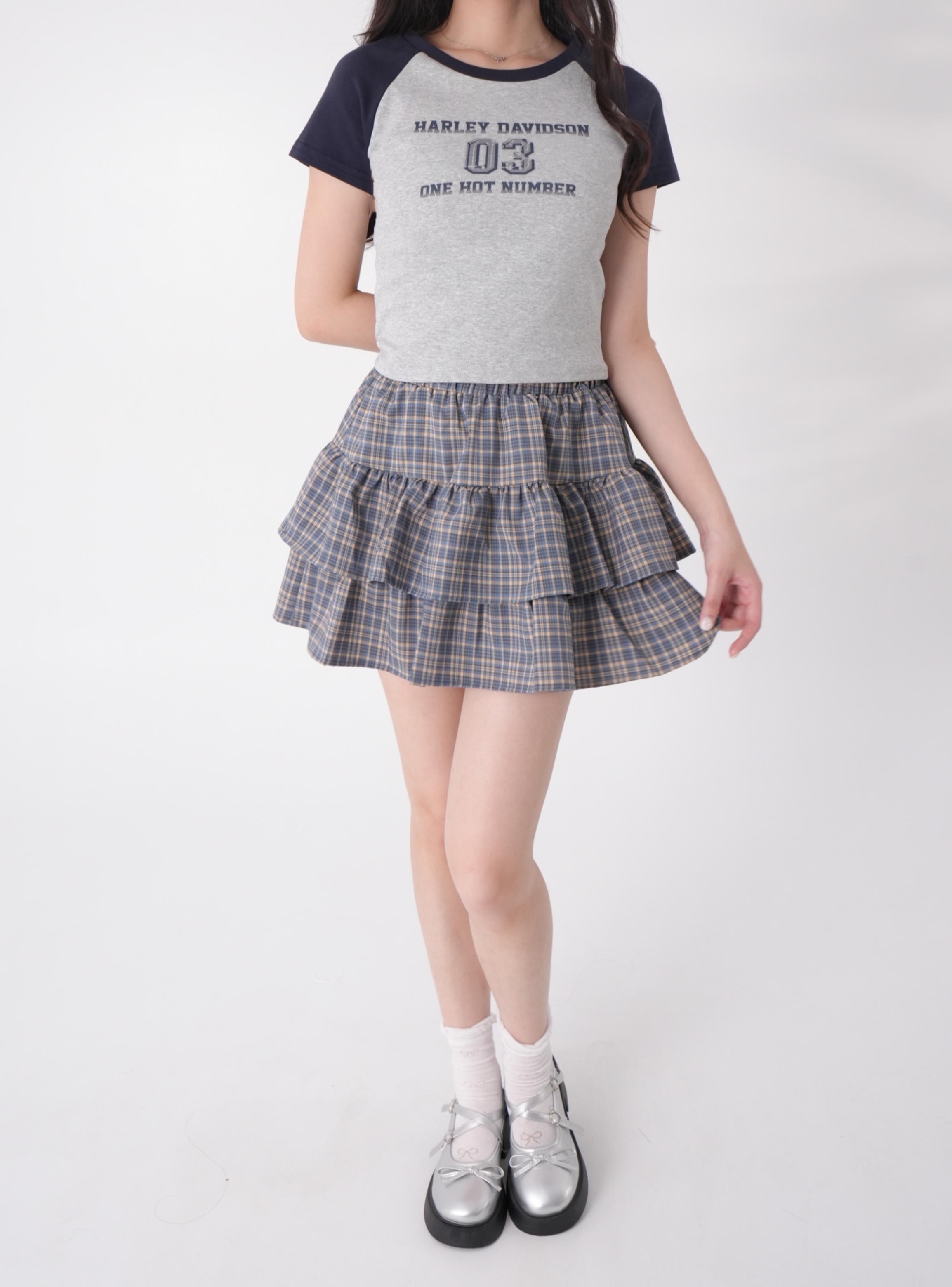 法朵Fado shop｜ 數字印刷撞色短T 0213160