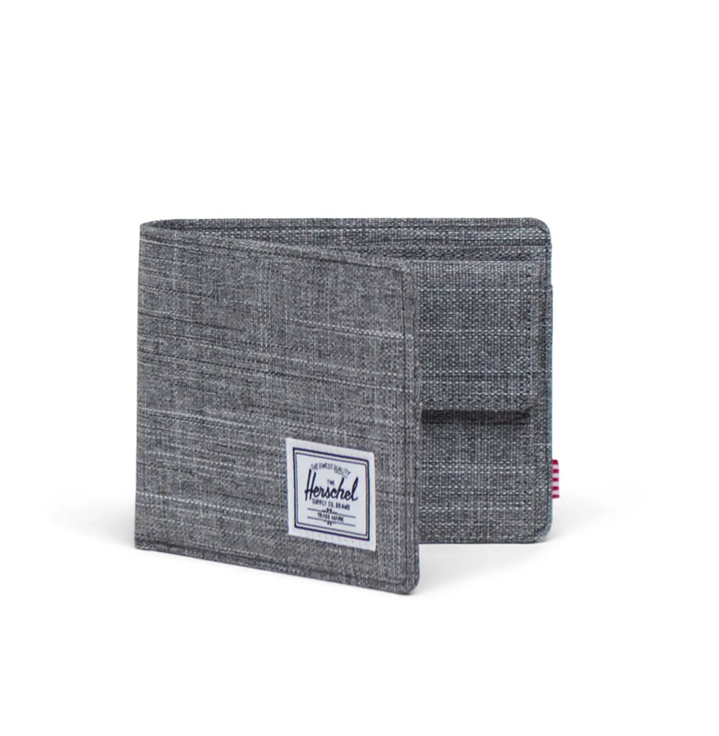 Herschel Roy Coin Wallet - Raven Crosshatch