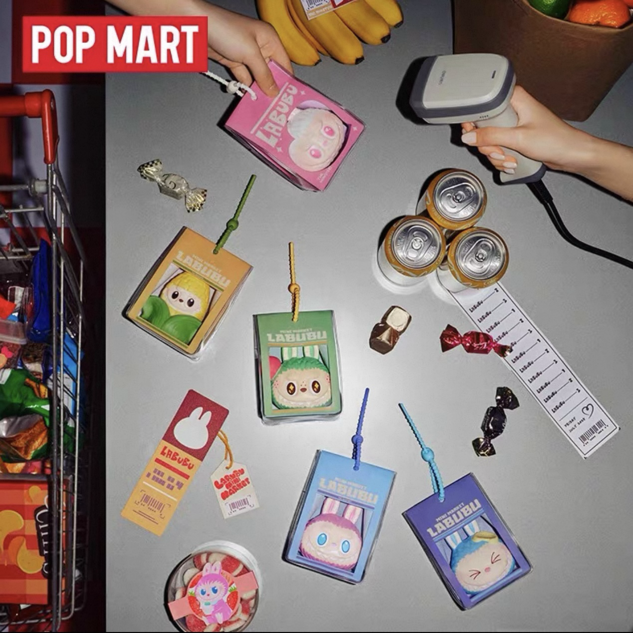 POP MART 泡泡瑪特 POPMART THE MONSTERS LABUBU 拉布布 搞怪便利店系列-紓壓捏捏掛件 吊飾 盲盒