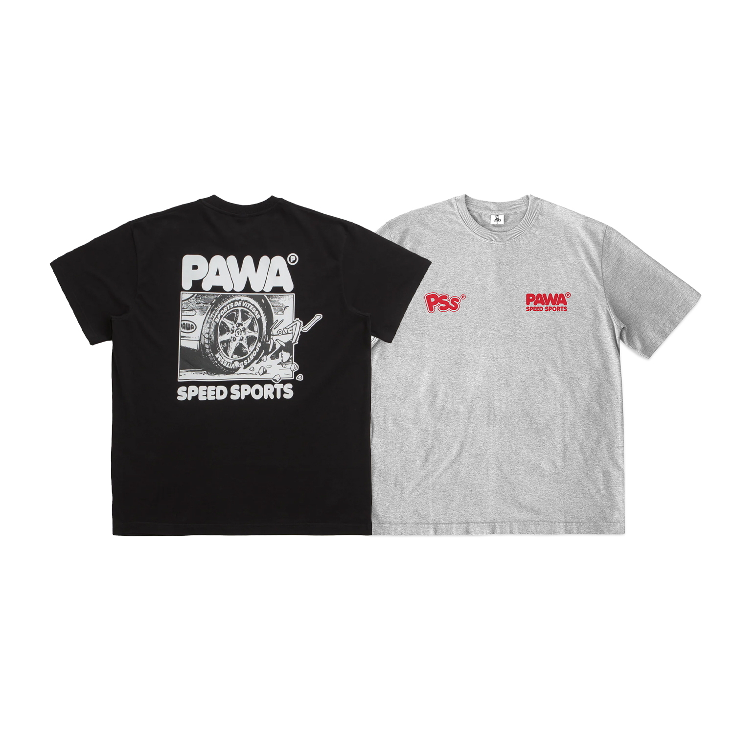 【車庫服飾】PAWA SPEED SPORTS BURNOUT T-SHIRT