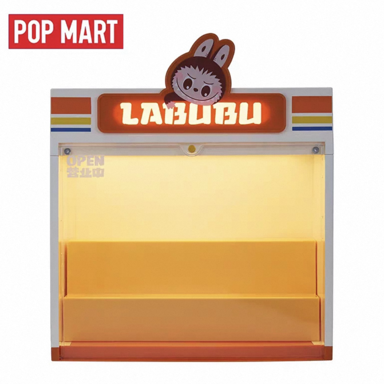 POP MART 泡泡瑪特 POPMART THE MONSTERS LABUBU 拉布布 搞怪便利店系列-展示盒 玩具展示盒