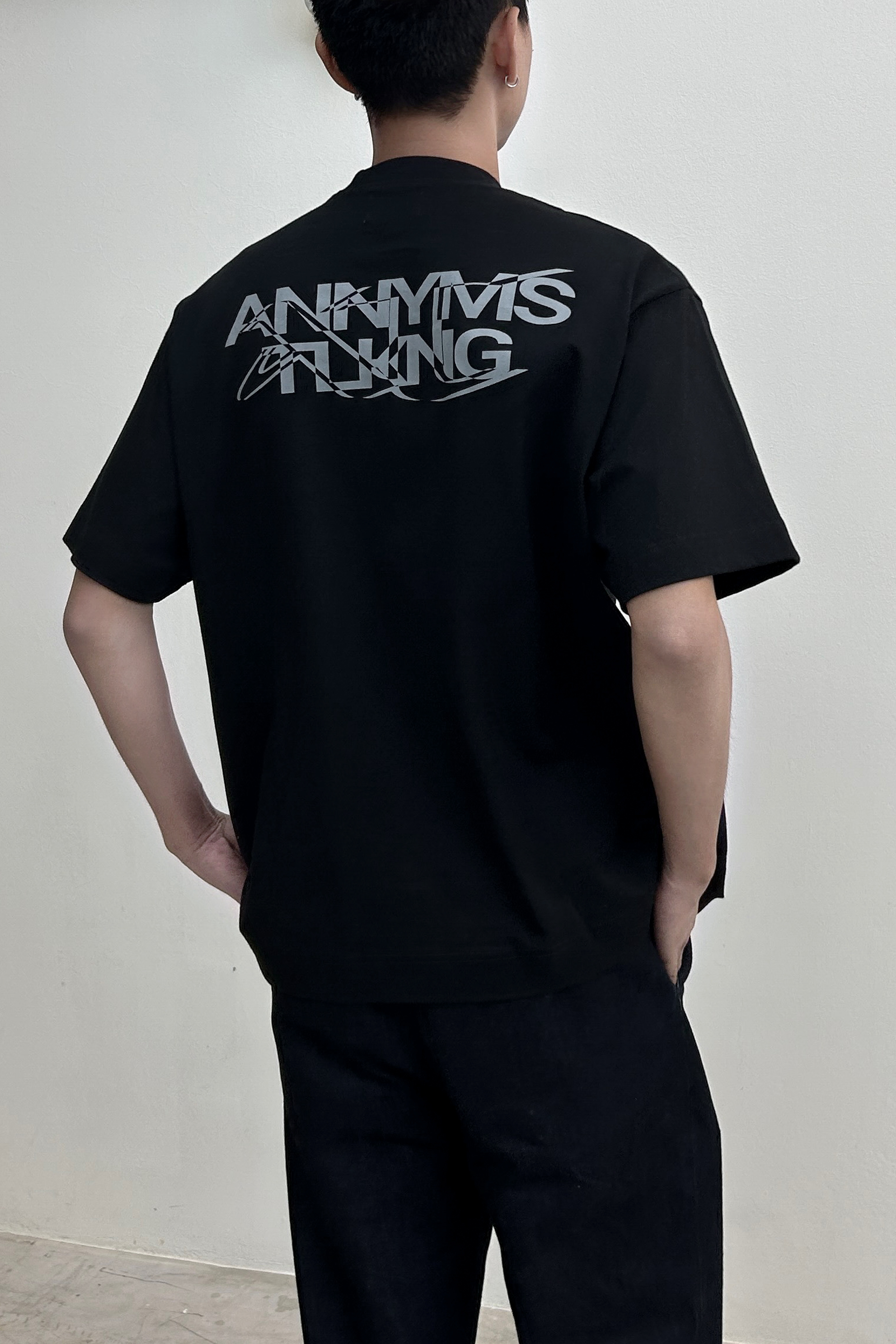Anonymous Talking｜S25-SS09 - Logo Tee (Black)