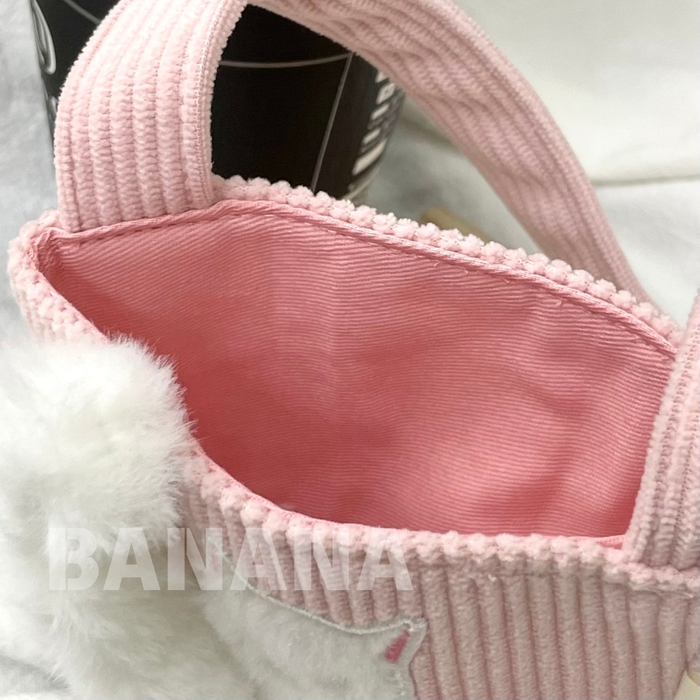 (現貨) 星巴克｜粉貓咪尾巴便利單杯提袋 (貓咪杯套/飲料提袋)