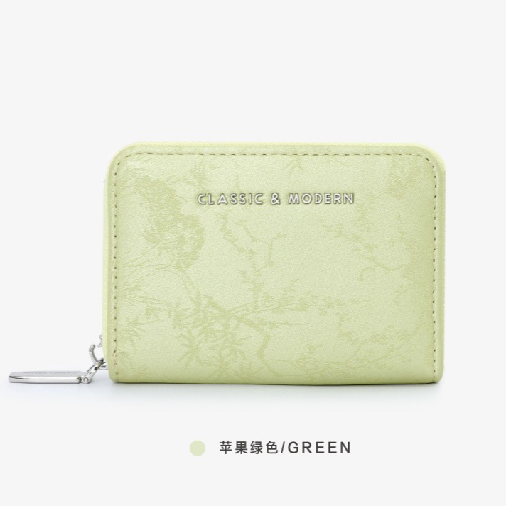 Oriental Embroidery Accordion Card Wallet