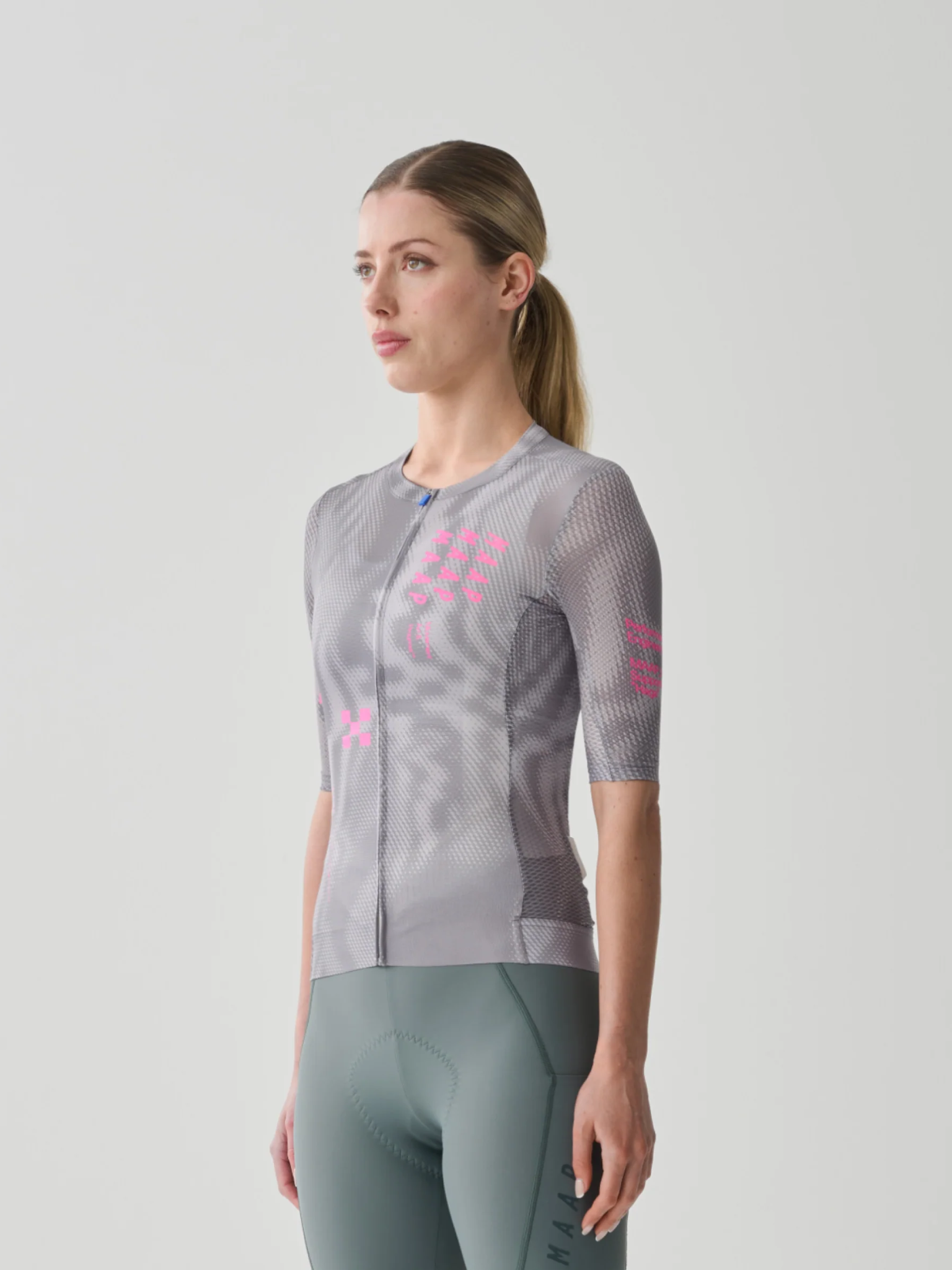 【MAAP】W's Privateer C.H Pro Air 聯名女短車衣 / Steel 藕灰