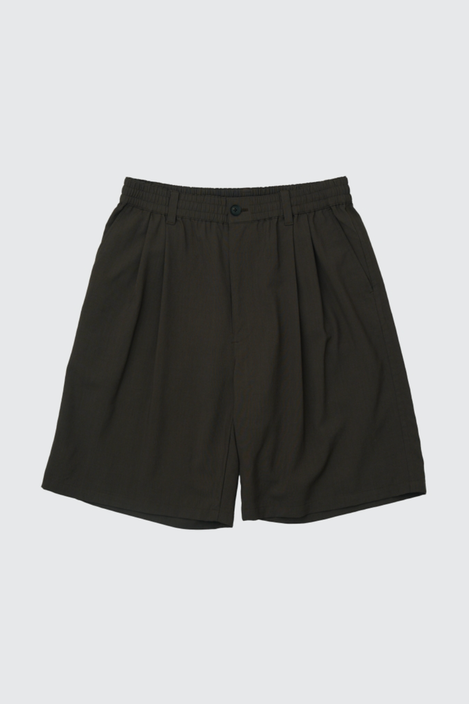 YOKE WOOL TROPICAL 2PLEATED EASY SHORTS