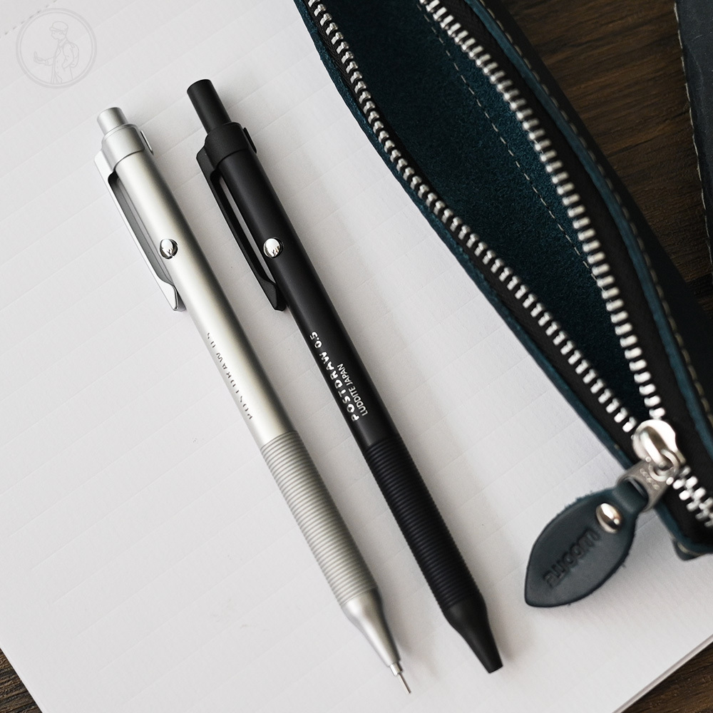 LUDDITE PostDraw 0.5mm 鋁桿輕量 Double Knock 自動鉛筆