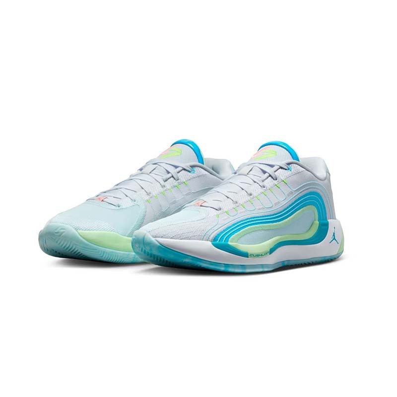 JORDAN LUKA 4 PF 4 PF "Navigator" 實戰籃球鞋 灰白藍 男鞋 HF0824-002 [國內代購]