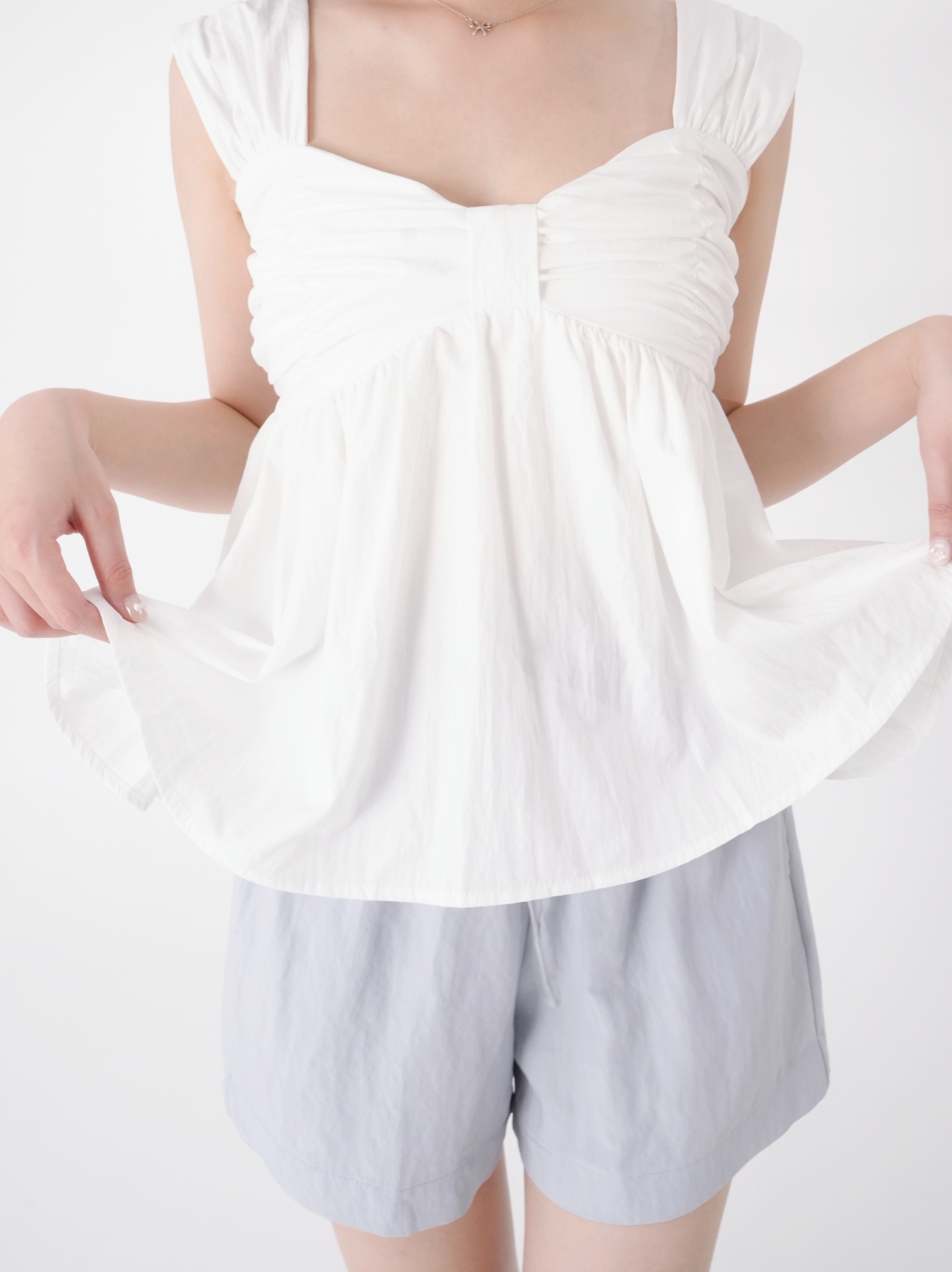 法朵Fado shop｜後鬆緊抓皺背心 1703012