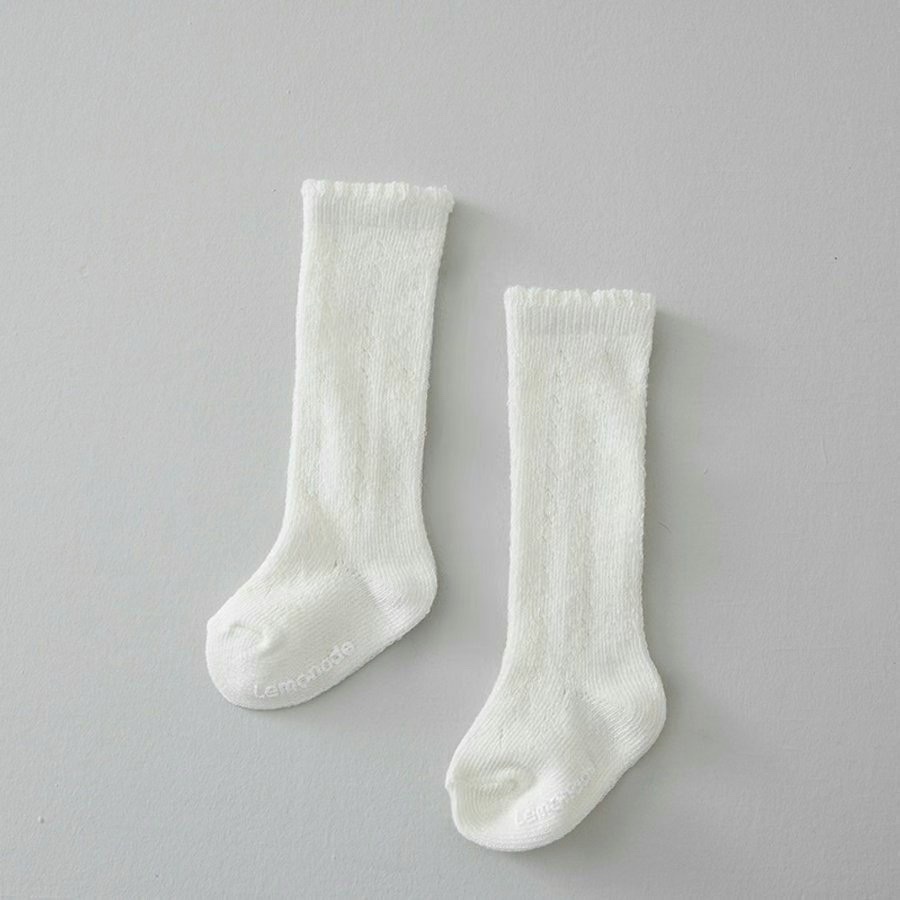 Lemonade Eyelet Socks