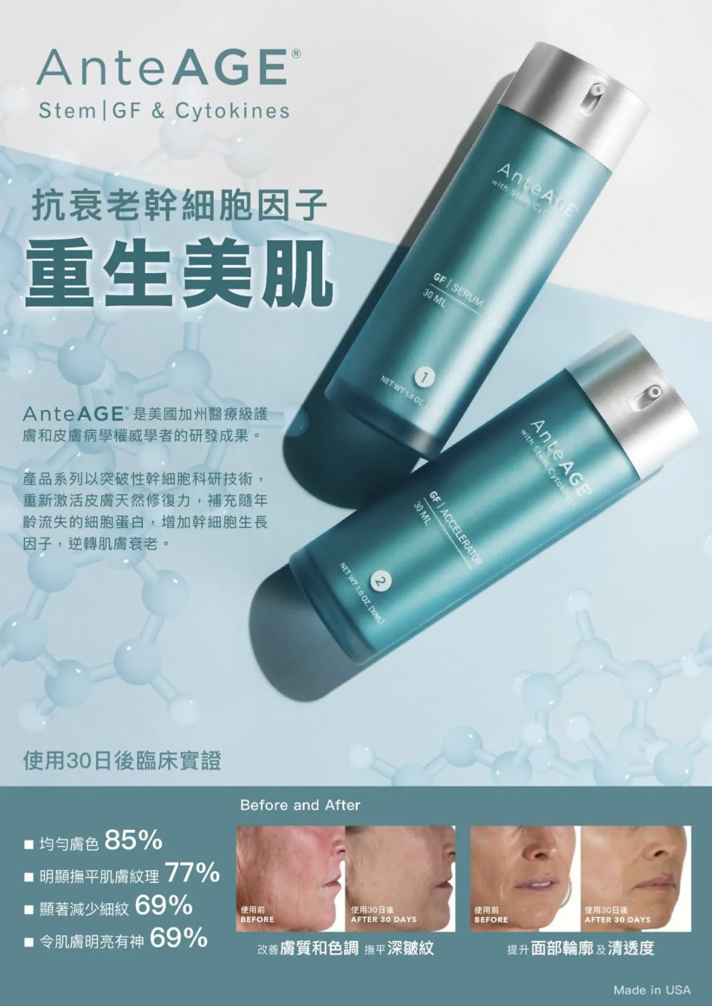 AnteAGE® 修復抗齡精華1+2 套裝