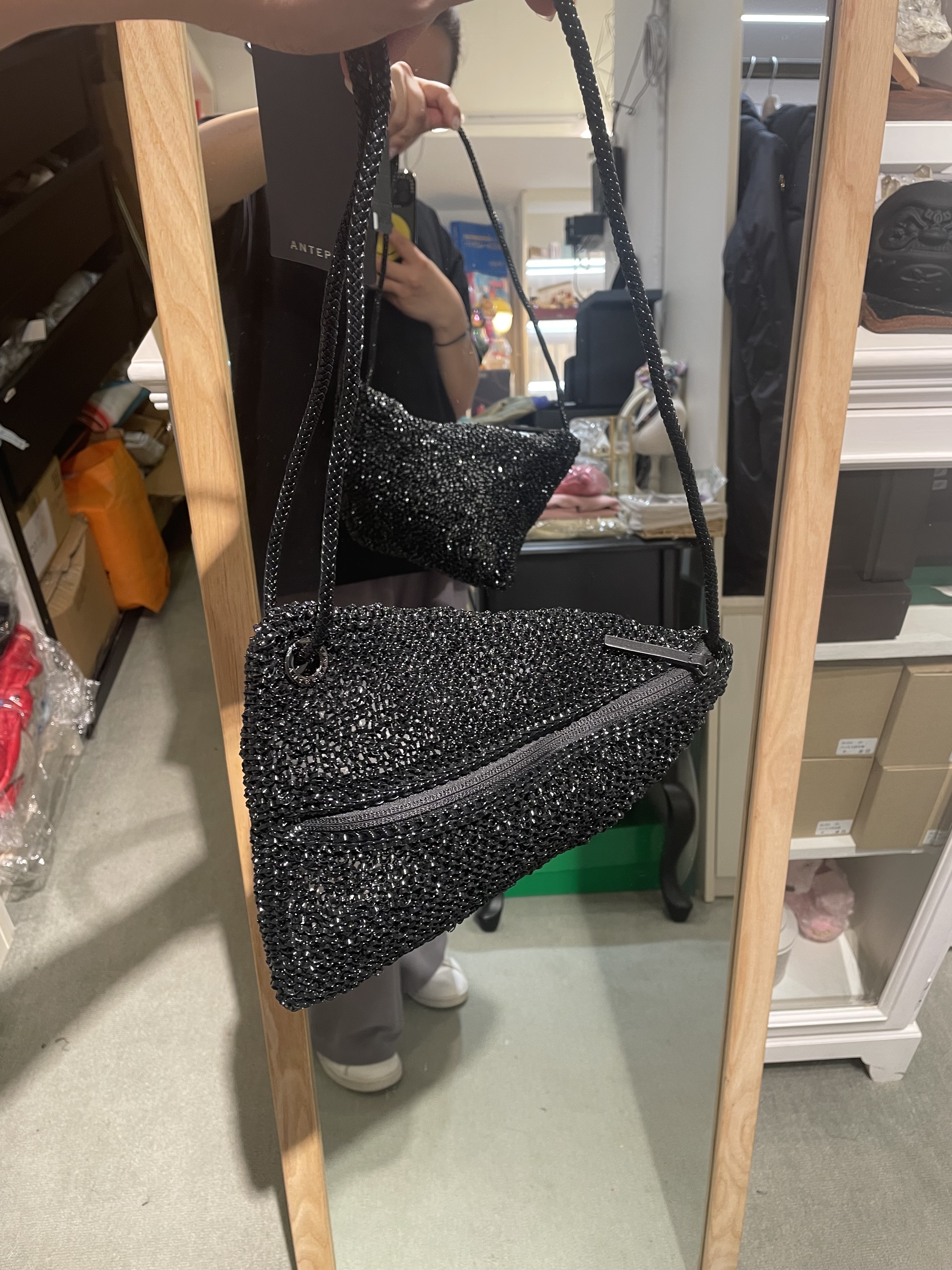 ANTEPRIMA TWIST BAG 扭扭包 黑色(細)