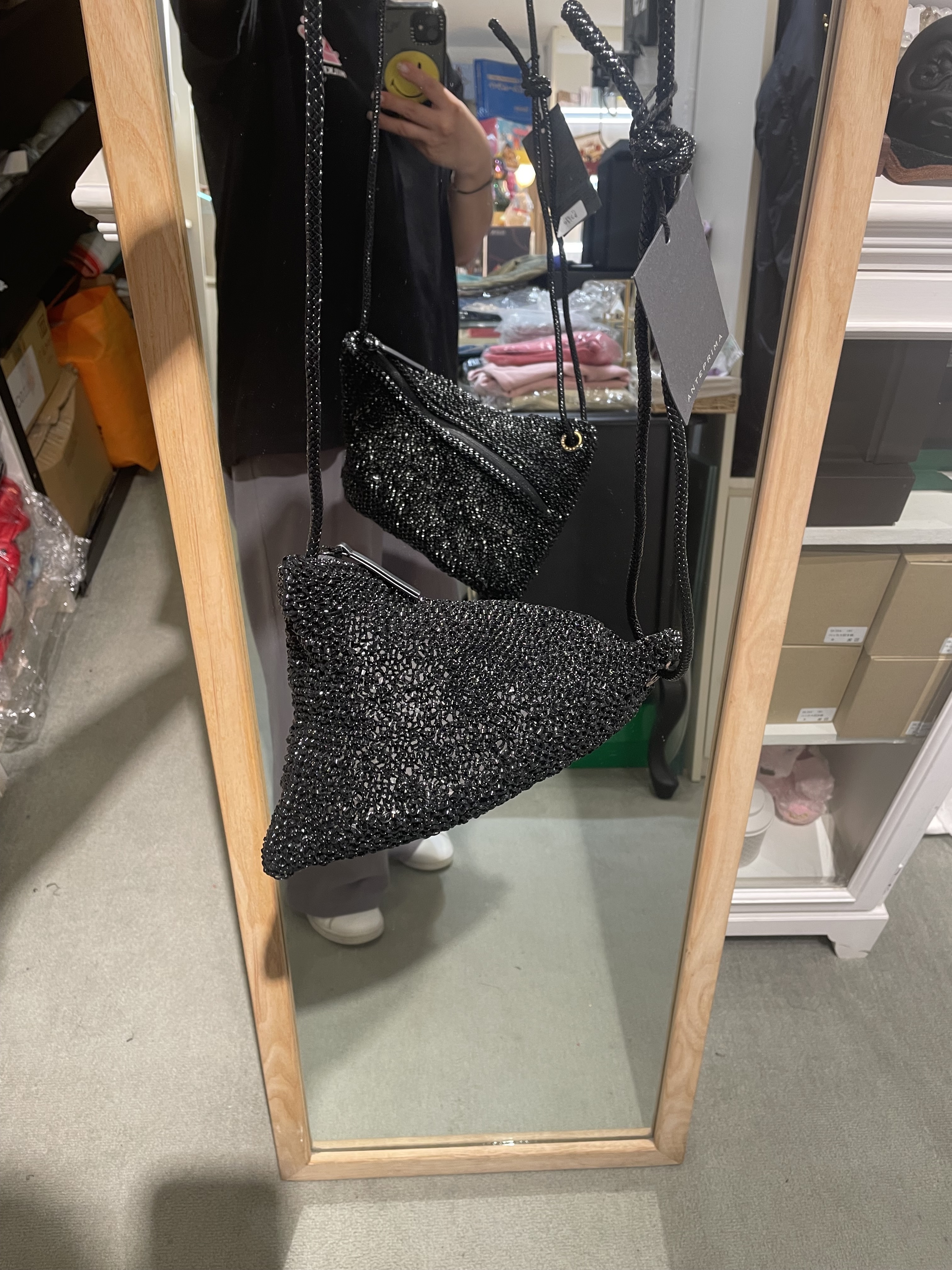 ANTEPRIMA TWIST BAG 扭扭包 黑色(細)