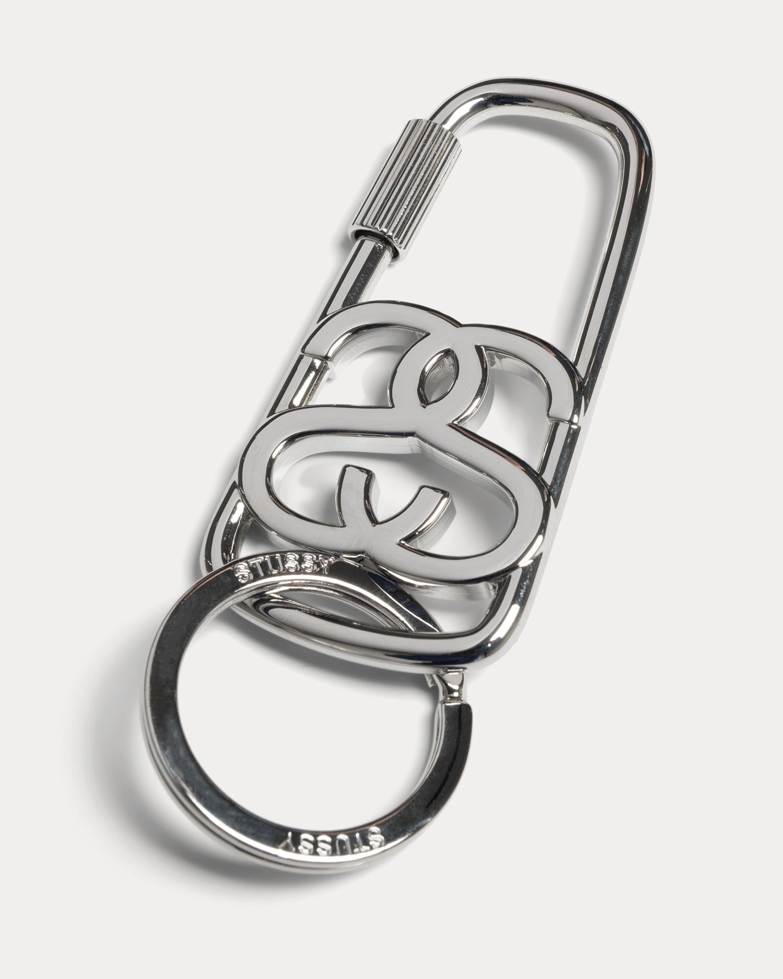 2025SS STUSSY SS LINK TWIST CARABINER 雙S 鑰匙圈鑰匙扣扣環掛勾