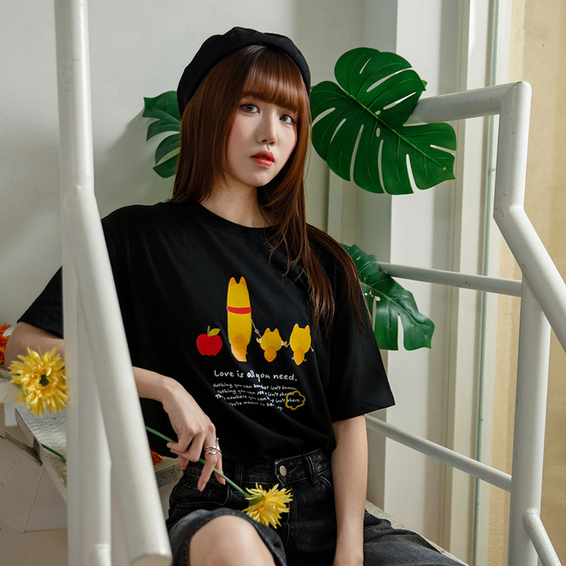 與狐攜手共進 短袖T恤