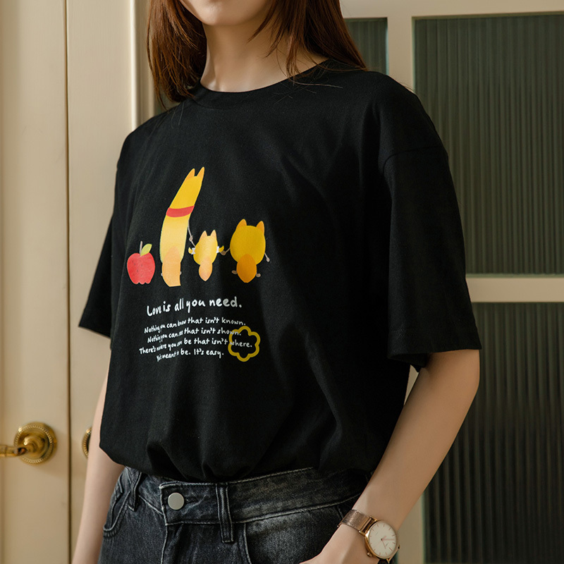 與狐攜手共進 短袖T恤