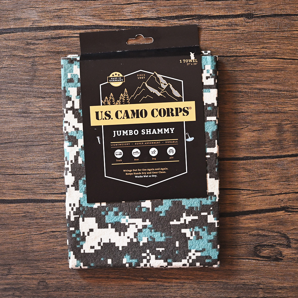 US CAMO CORPS 數位迷彩 耐用超吸水布