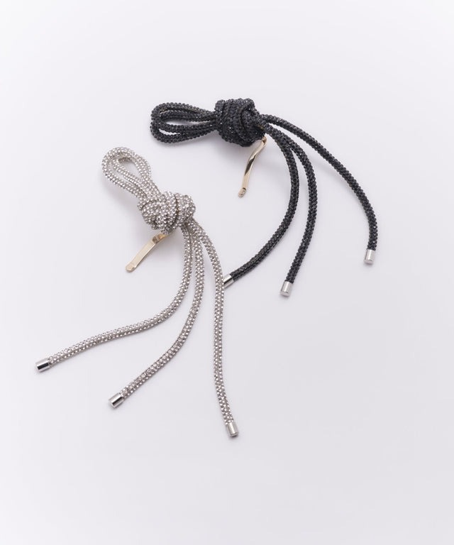 寶石繩子形髮圈插