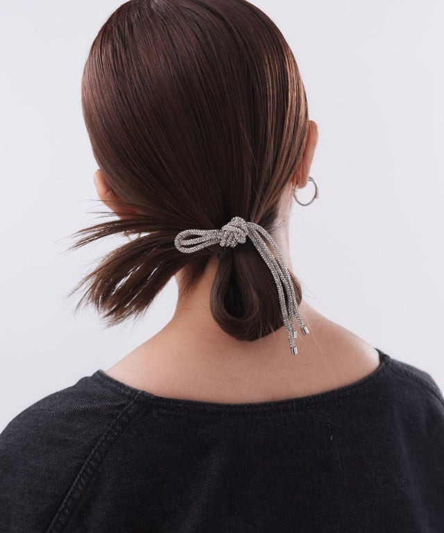 寶石繩子形髮圈插