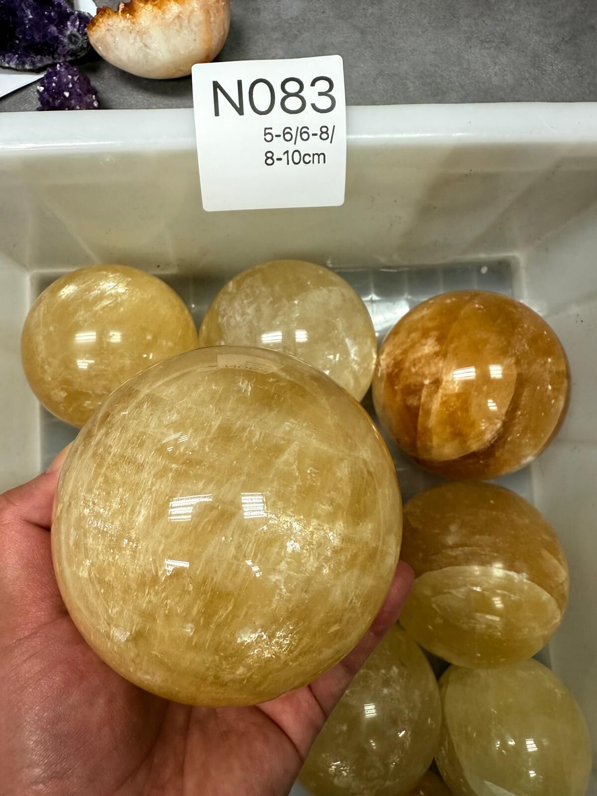 【現貨】招財黃方解球 (N083)