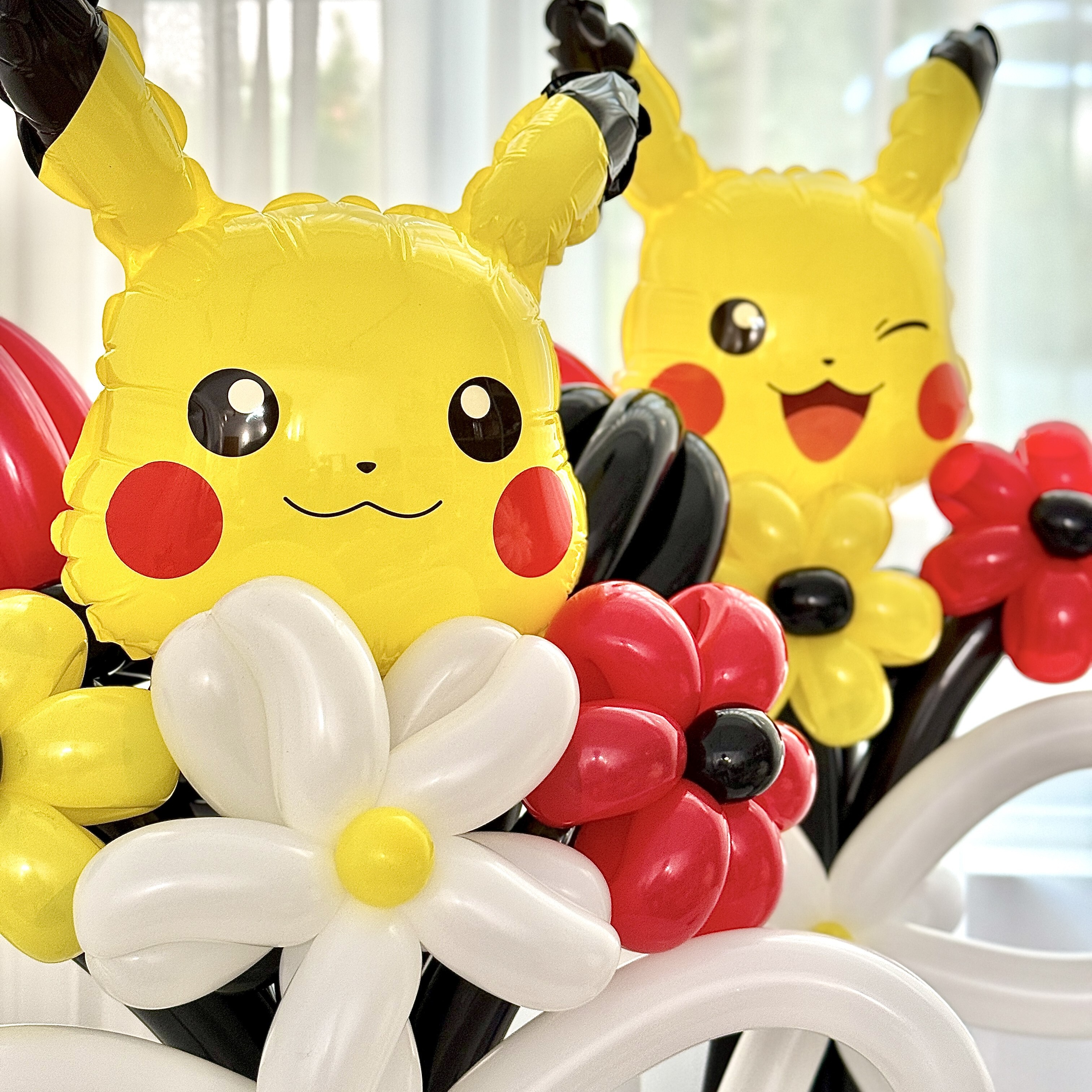 手折氣球丨皮卡丘氣球花束