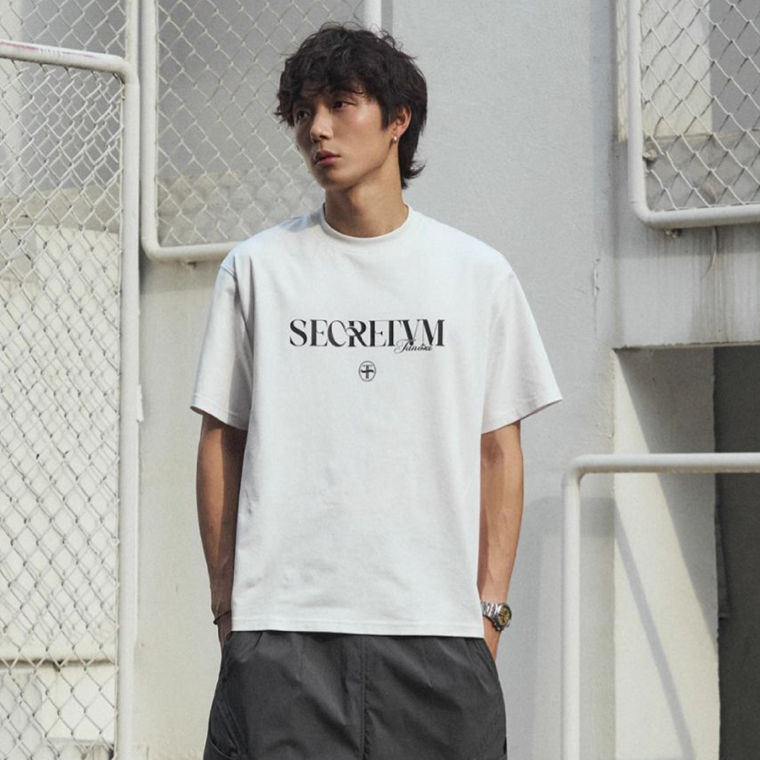 TANOXI technology Printed Tee 字體機能短Tee [TNX-T342]