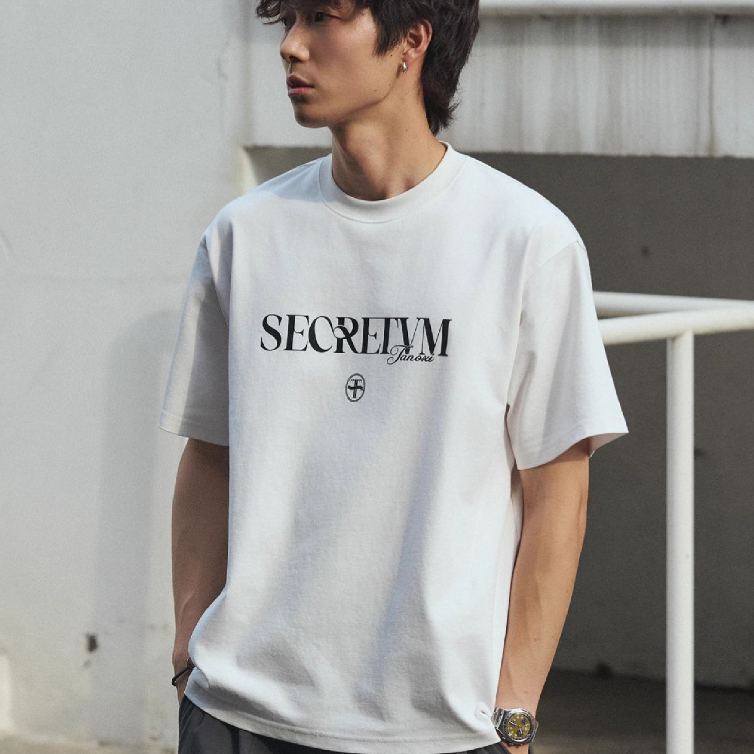 TANOXI technology Printed Tee 字體機能短Tee [TNX-T342]