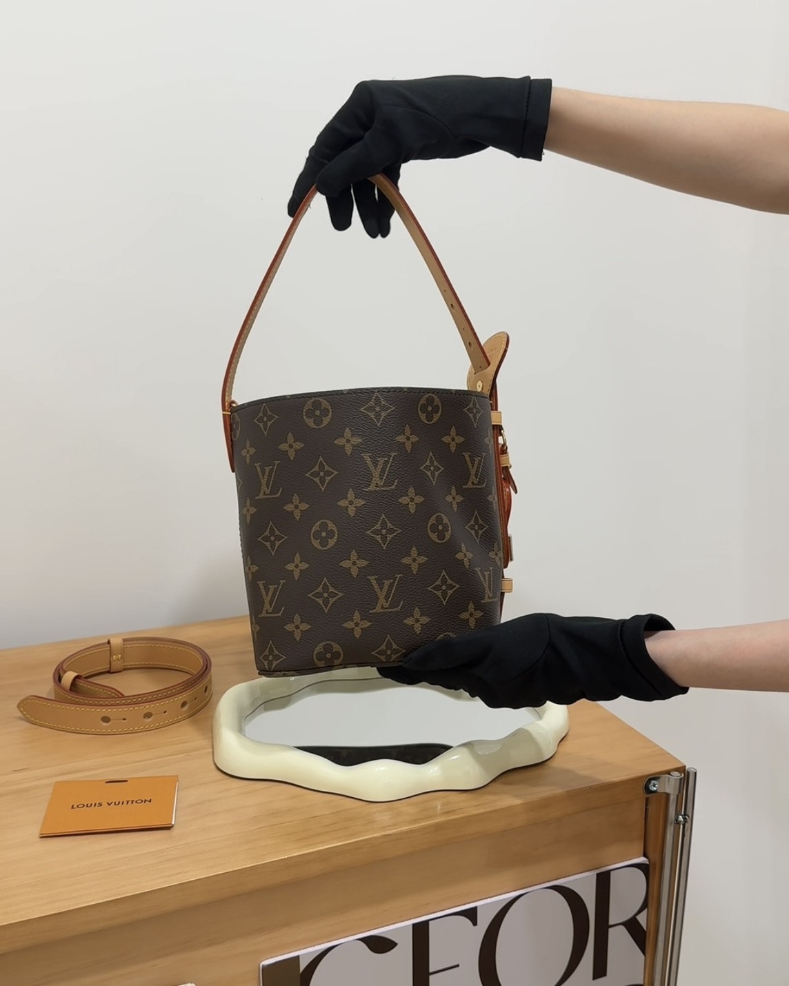 LV｜NEONOE BB水桶包 棕色老花 M46581