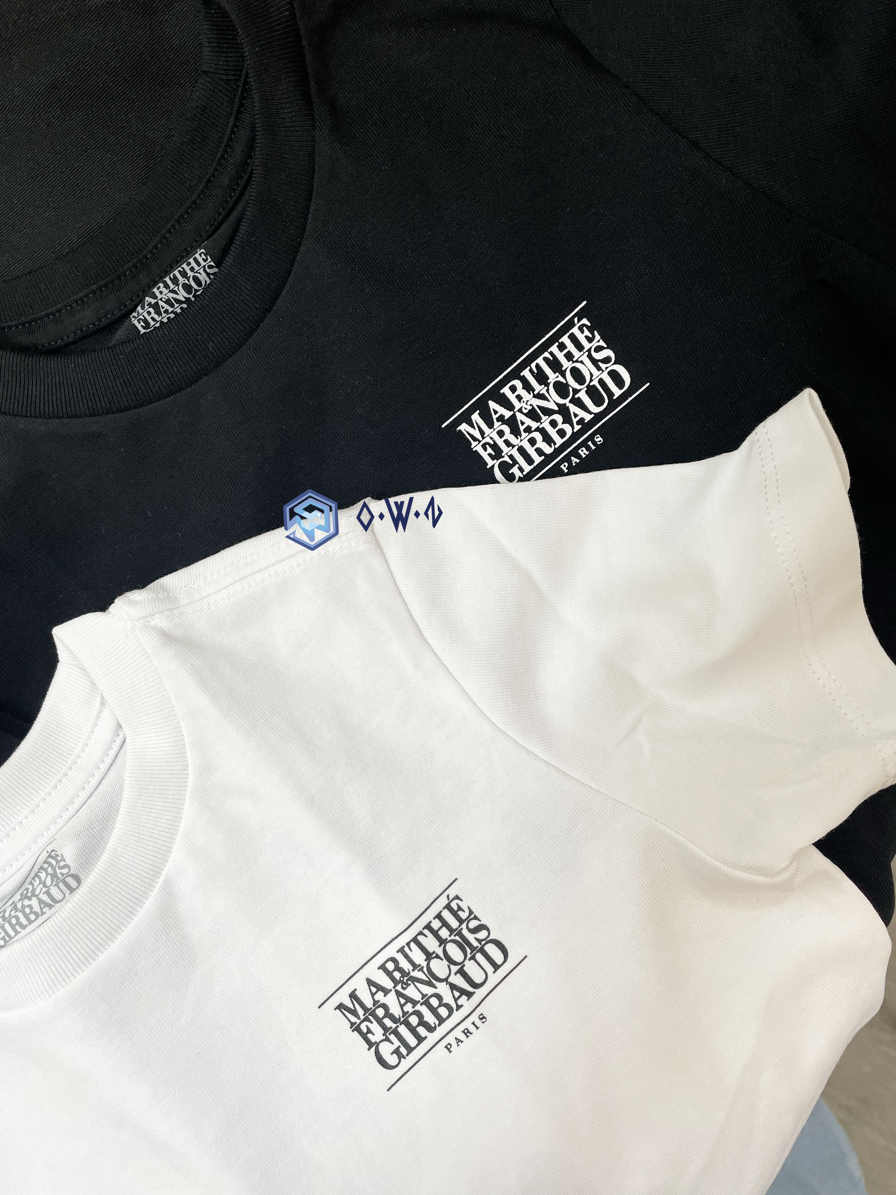 【OWN】MARITHÉ FRANÇOIS GIRBAUD 兒童上衣 童裝 涼感材質 夏季新品 舒適 短袖上衣 小孩 幼童 中童 大童 黑色 白色 兩件一組