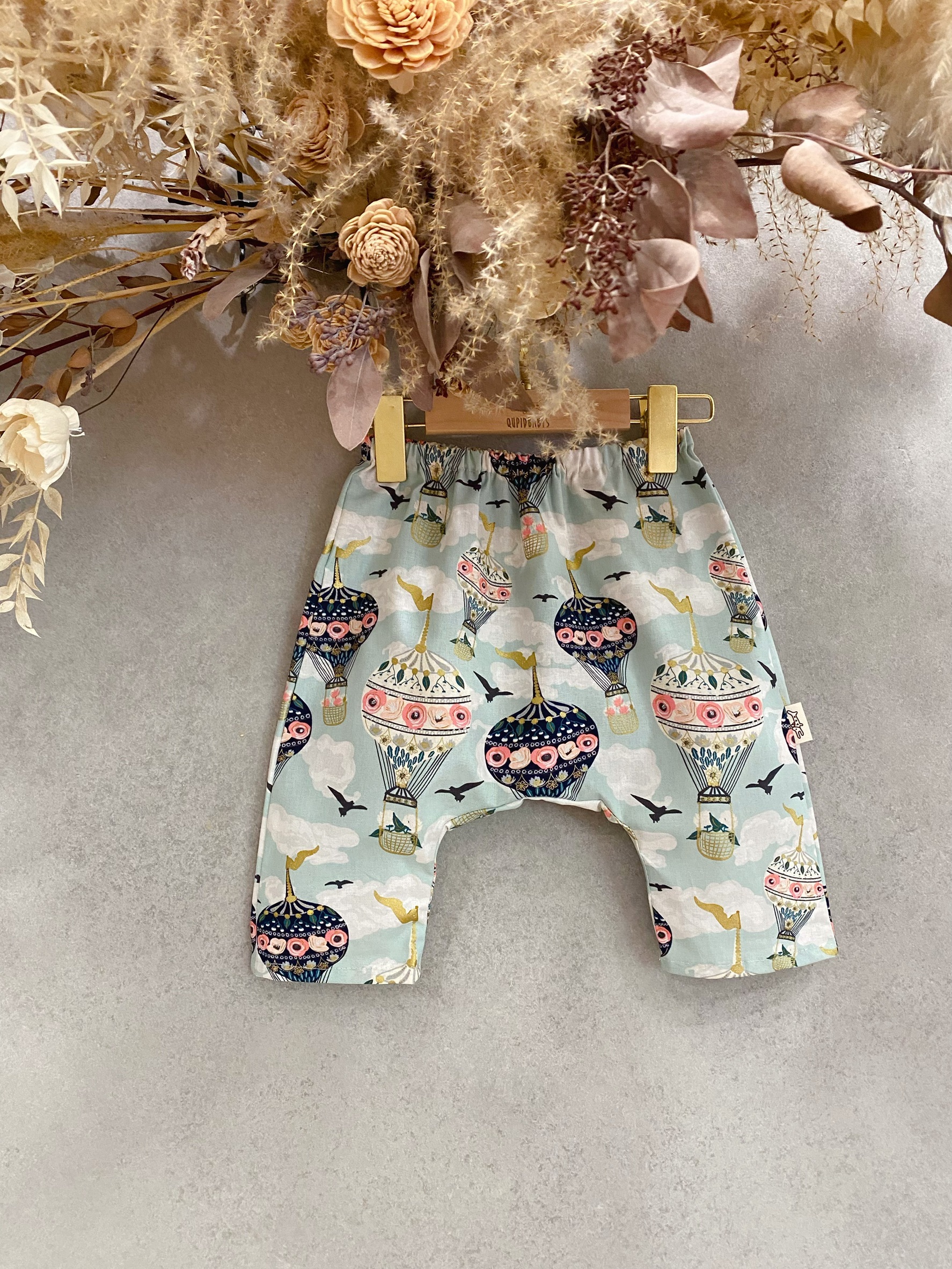 燙金熱氣球 哈倫七分褲 (90)