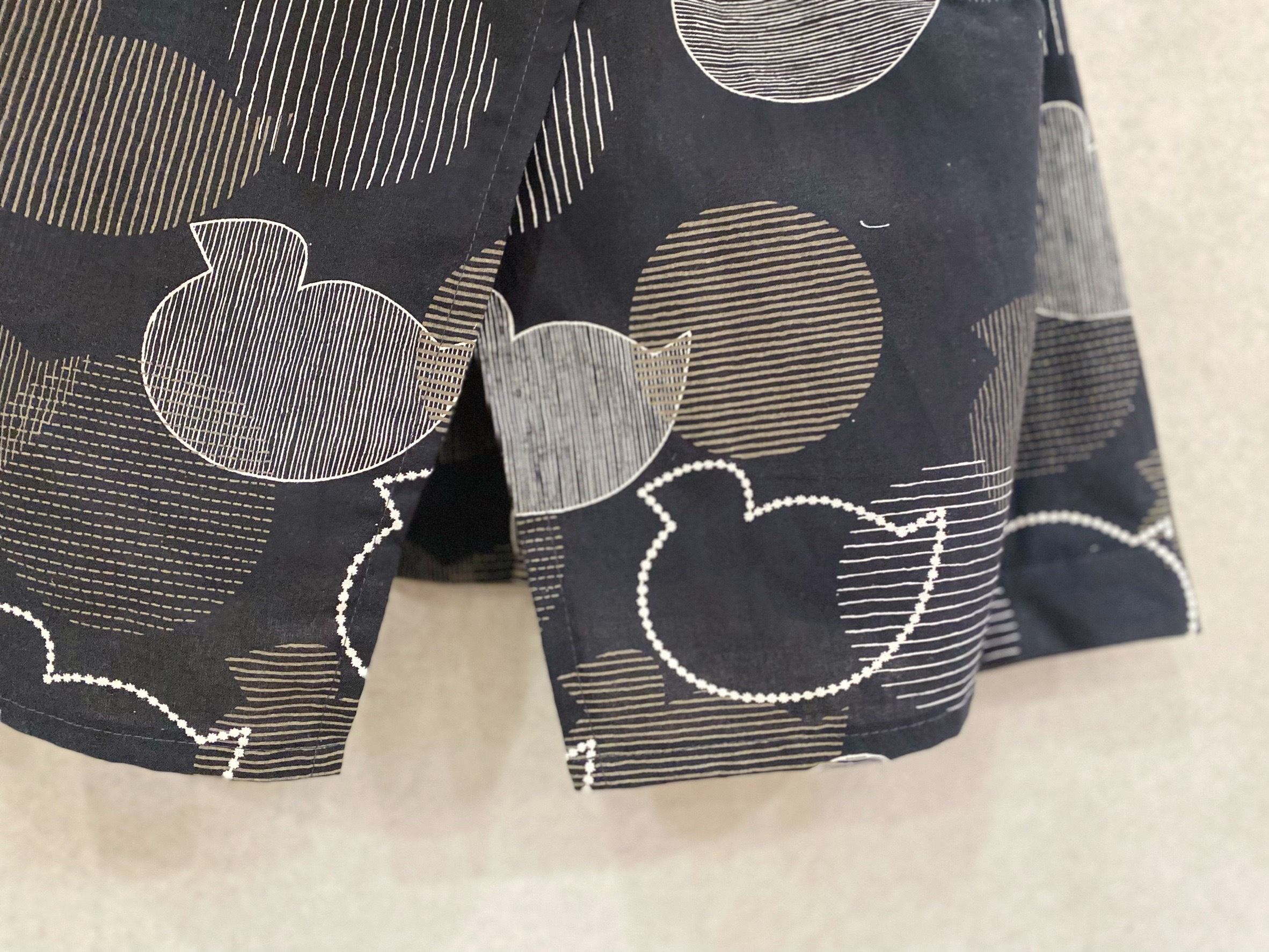 黑線條鴨鴨 歐爸外套 (140)