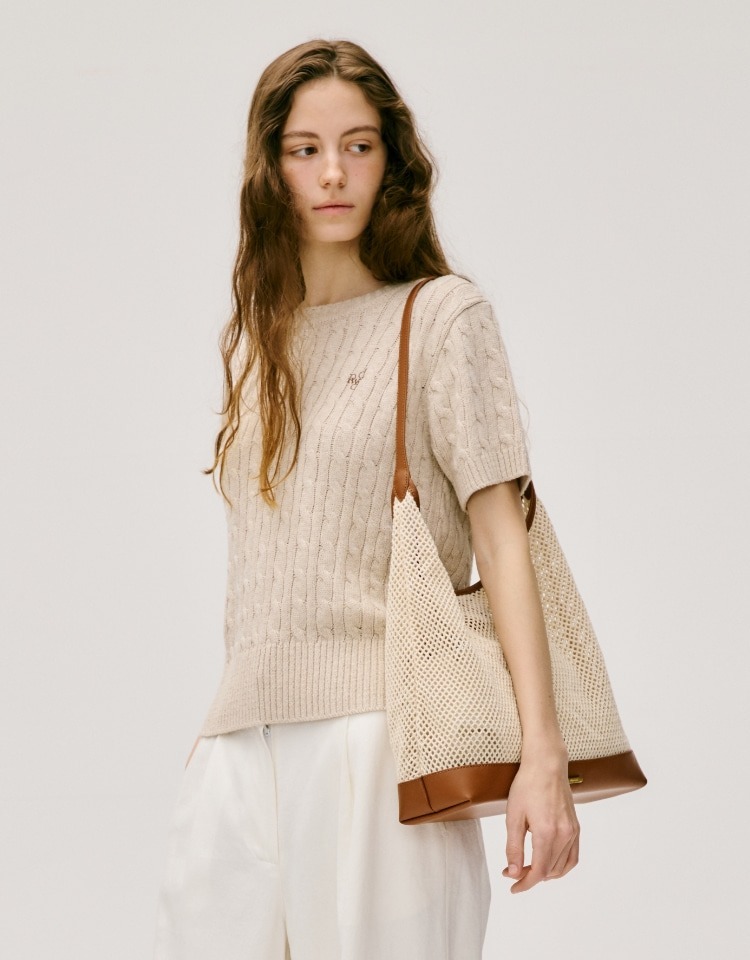 DEPOUND Bay Net Bag (Shoulder) - Brown (L)