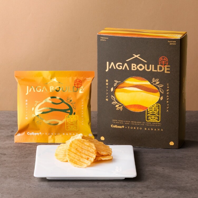 Calbee PLUS x Tokyo Banana 野菜清雞湯味厚切薯片