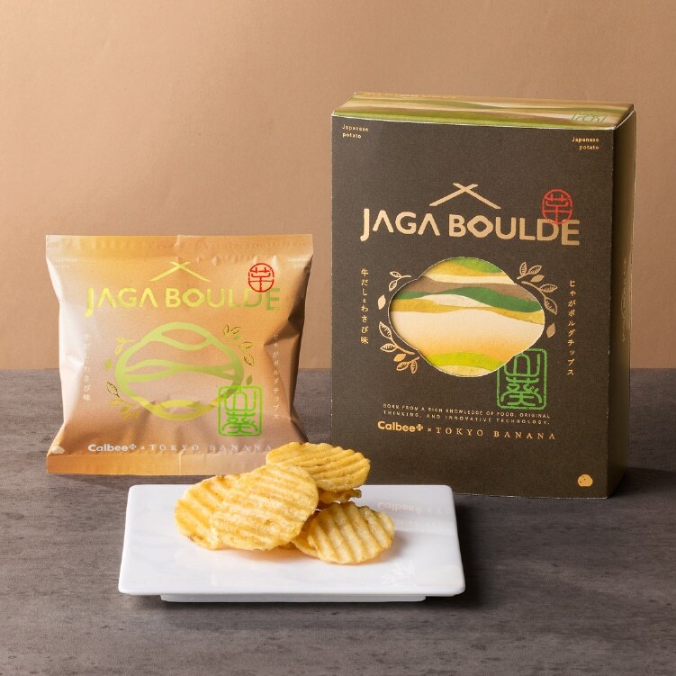 Calbee PLUS x Tokyo Banana 牛肉芥末味厚切薯片