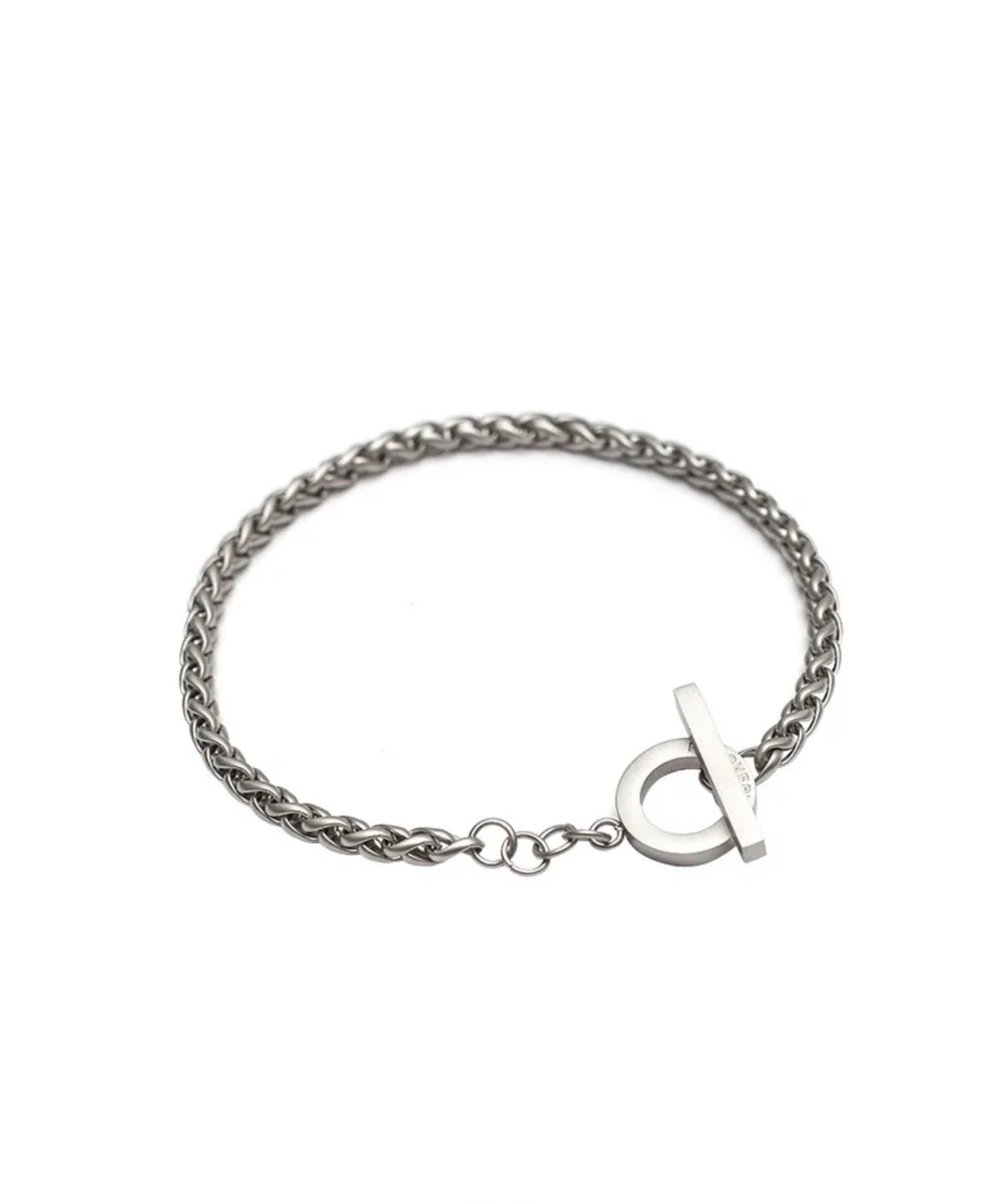 RECOVERY 細麻花手鍊 (霧銀)