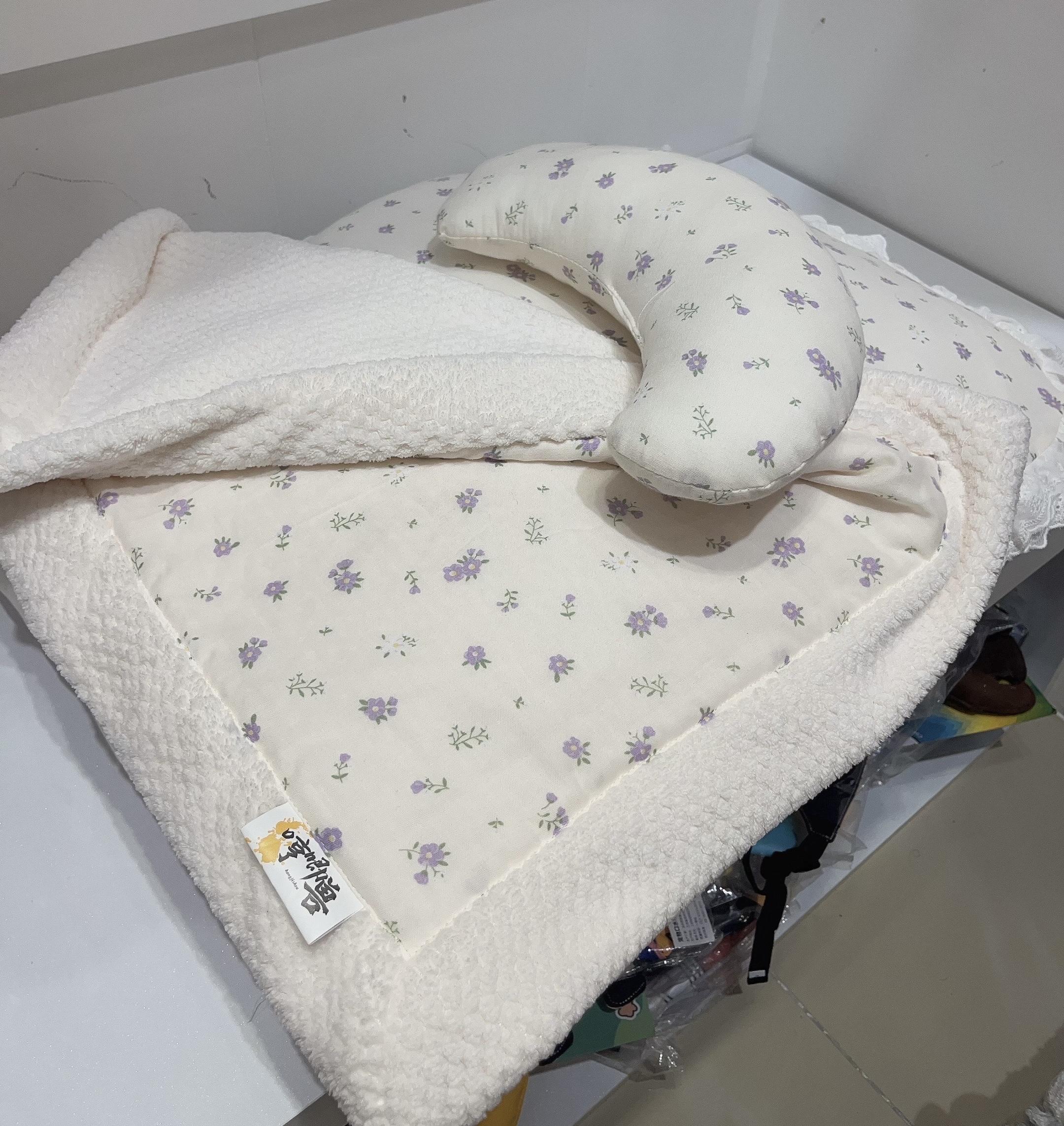 韩系三件套 宠物床（枕头，被，床）（58*48*10）