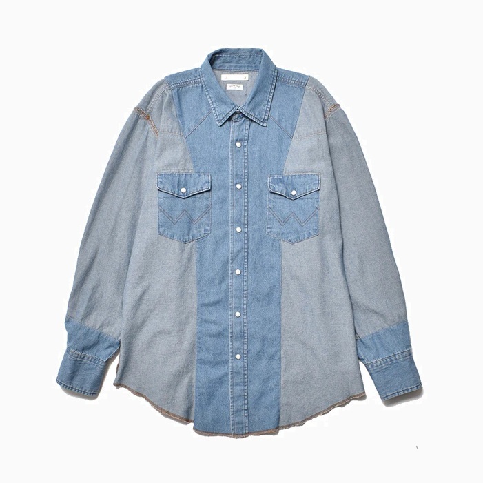 MINEDENIM x OLD PARK INSIDE OUT WESTERN SHIRT L/S - PRE ORDER ITEM (預訂中)