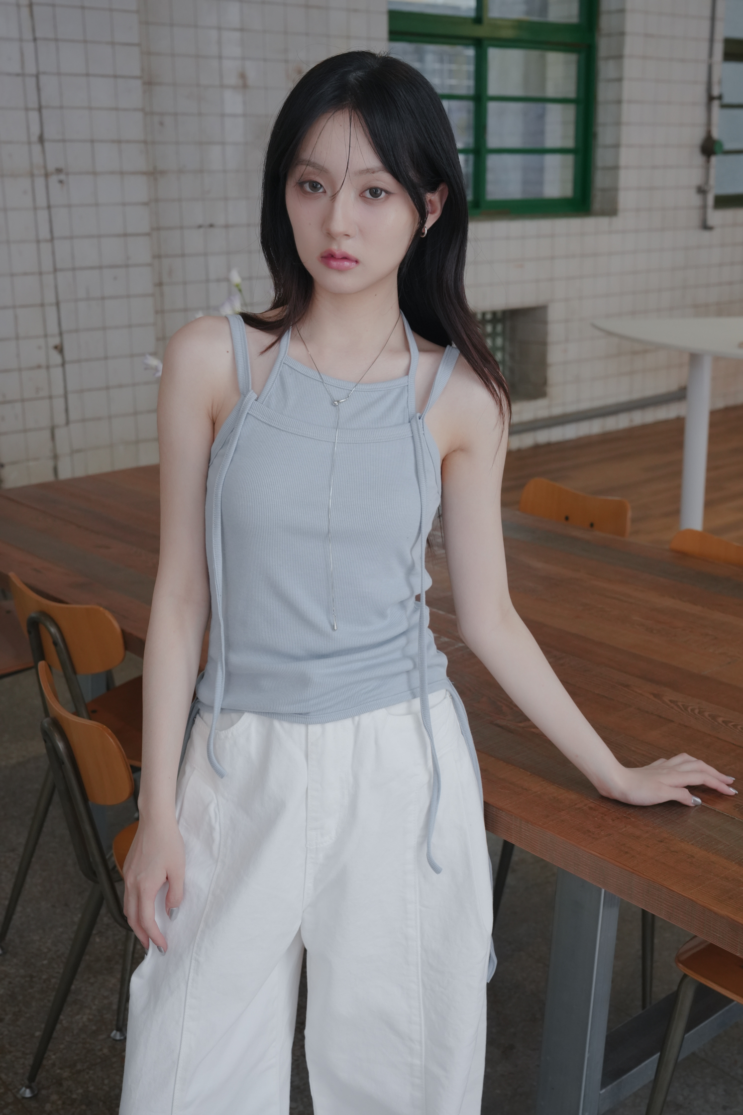 Bucket Fit Sleeveless Top #背心