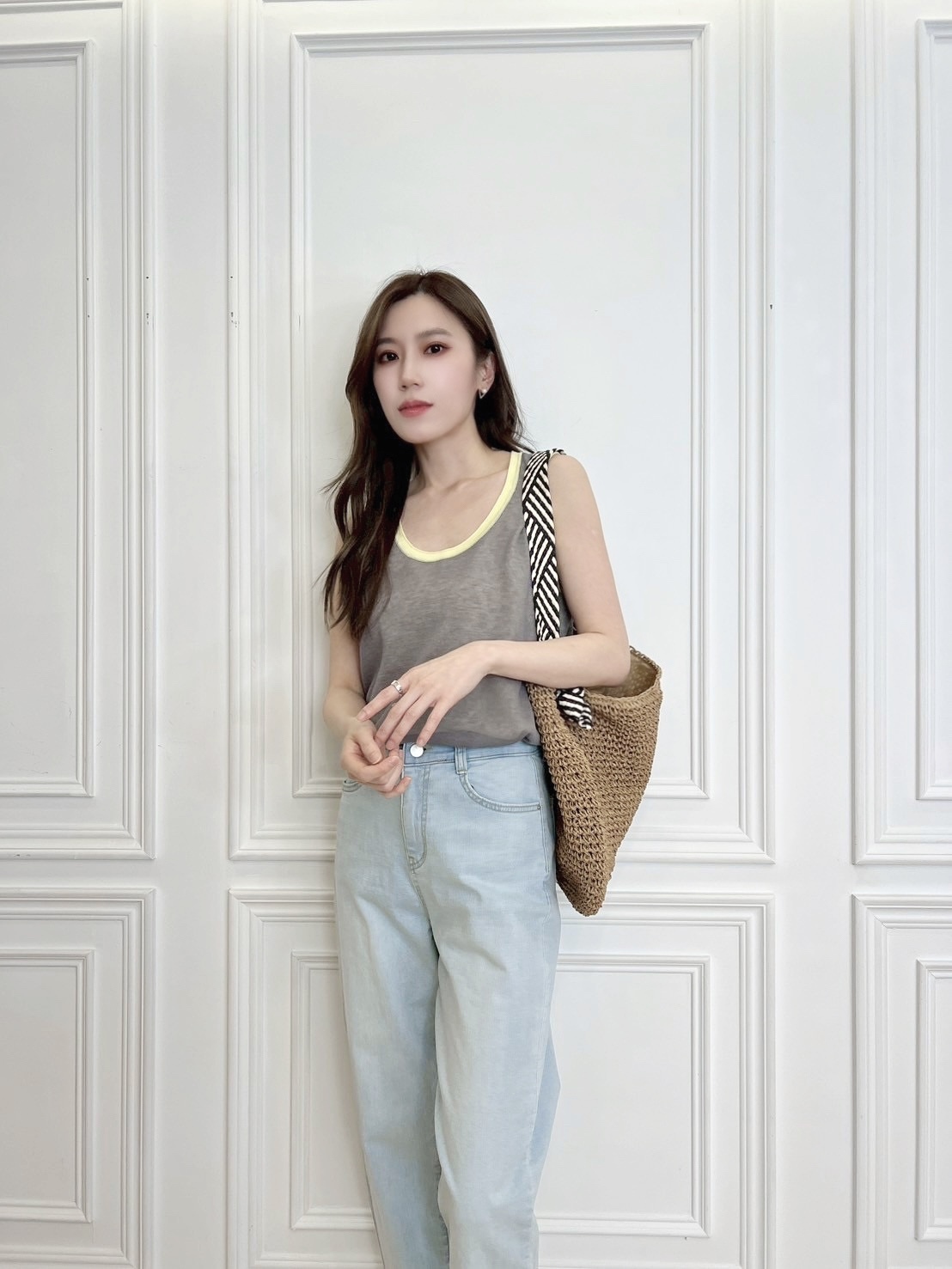 設計款雙色雙層背心