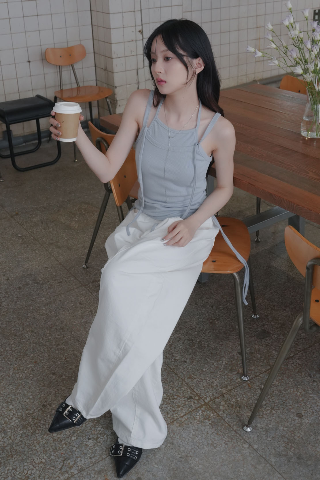 Bucket Fit Sleeveless Top #背心