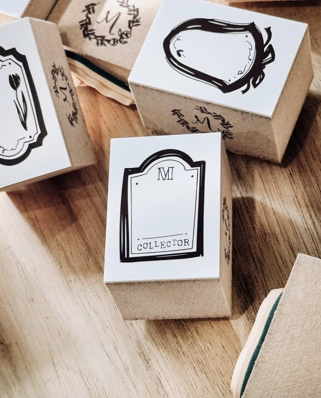 喵大 Meow illustration | 收藏家M先生 - M先生的清單 壓縮木印章